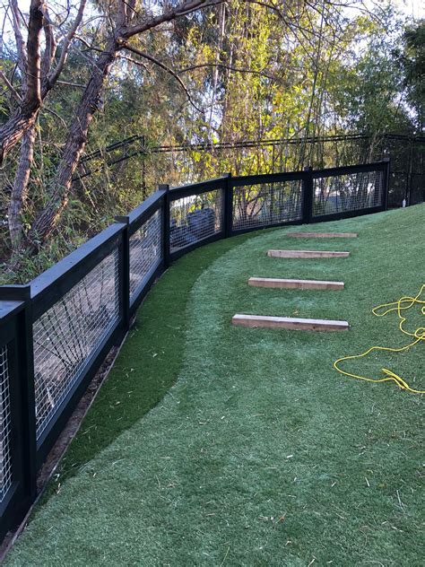 Farm Fence W/ Wire Mesh - Etsy | Farm fence, Fence design, Privacy fence designs