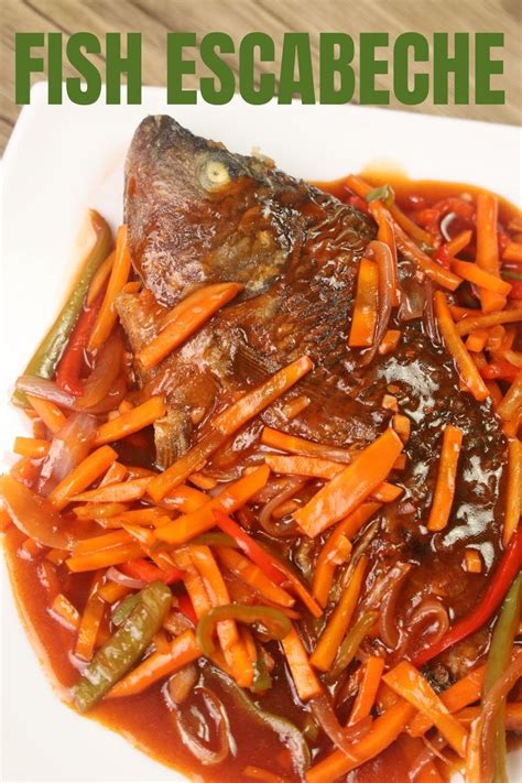 Fish Escabeche Recipe ( Simple And Easy Steps ) | Escabeche recipe ...