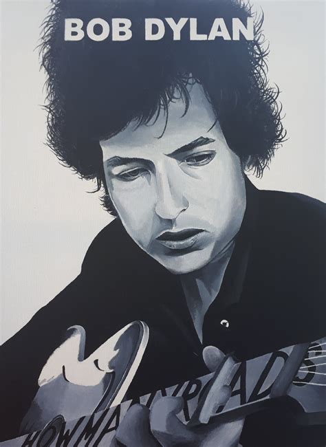 Bob Dylan Art Print Signed and Numbered. Bob Dylan Art Print - Etsy