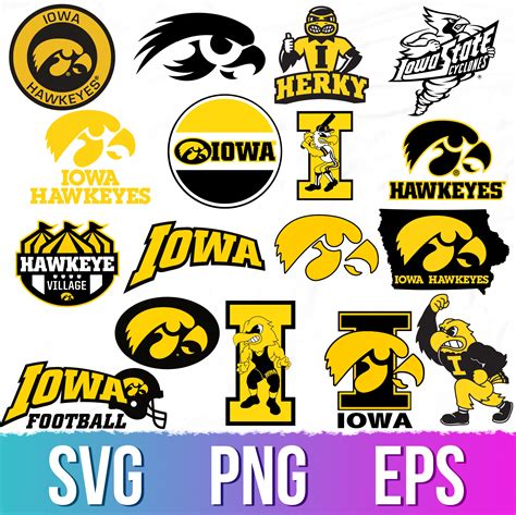 Iowa Hawkeyes logo, Iowa Hawkeyes svg, Iowa Hawkeyes eps, Io - Inspire Uplift