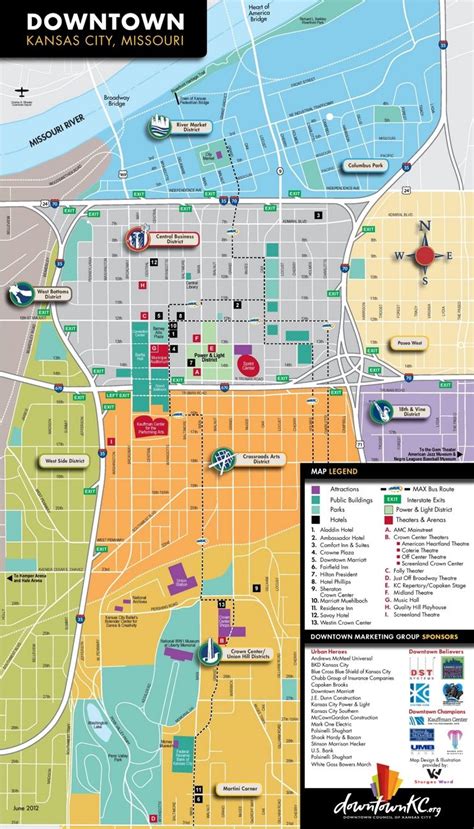 Kansas City Attractions Map - Tulsa Zip Code Map