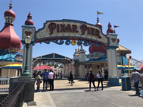 Pixar Pier Map