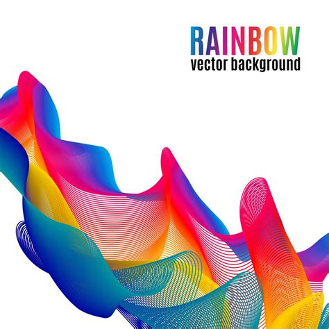 Rainbow Lines background 341797 Vector Art at Vecteezy