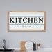 Kitchen Sign, Modern Farmhouse Kitchen Sign, Wood Kitchen Sign ...