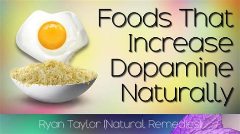 Foods that: Increase Dopamine (Naturally) - YouTube