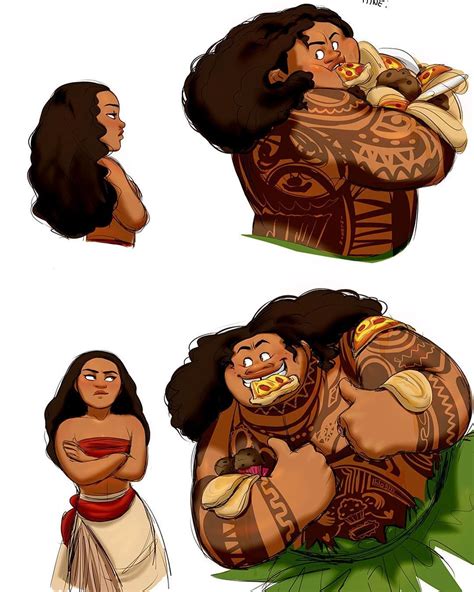 maui and moana fan art - idolworlds