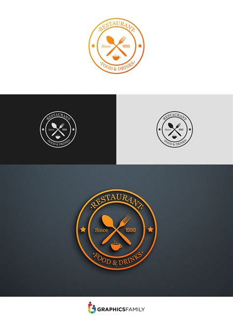 Professional Restaurant Logo Design Template – GraphicsFamily