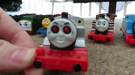 My 9 Homemade-Custom Tomy/Trackmaster Thomas Trains - YouTube