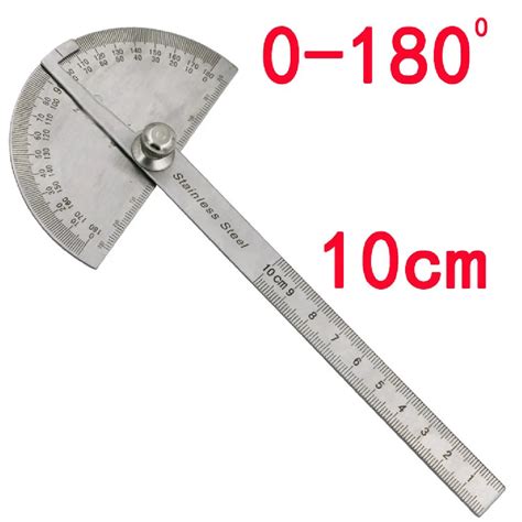 Aliexpress.com : Buy Stainless Steel 180 degree Protractor Angle Finder Rotary Measuring Ruler ...