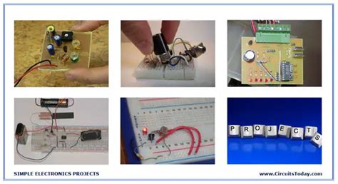 Simple electronics projects and small basic hobby projects/circuits