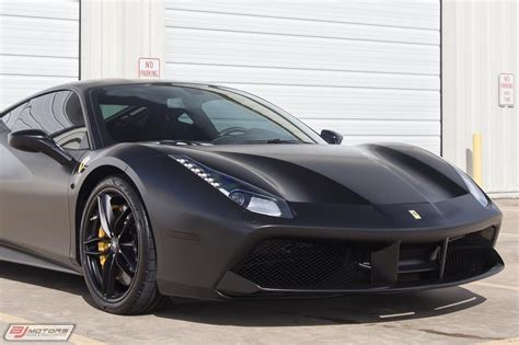 Used 2017 Ferrari 488 GTB Matte Black For Sale (Special Pricing) | BJ ...