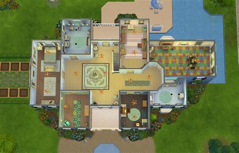 Sims 4 House Plans Blueprints - Sims House Layout - House Decor Concept Ideas | frambye