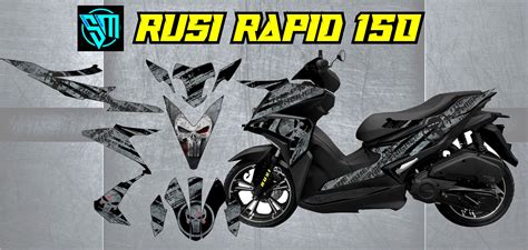 Rusi Rapid 150 Full Body decals | Lazada PH