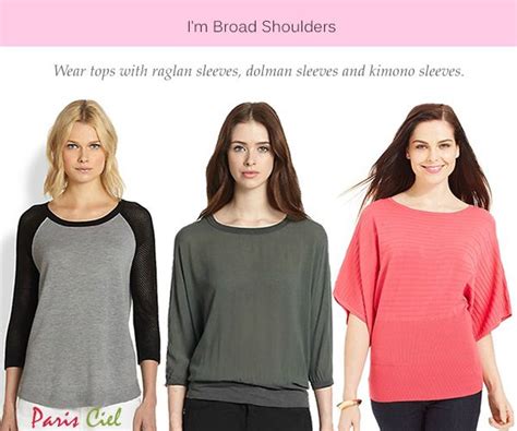 Inverted triangle body shape | Broad shoulder women, Broad shoulder women outfits tips, Broad ...