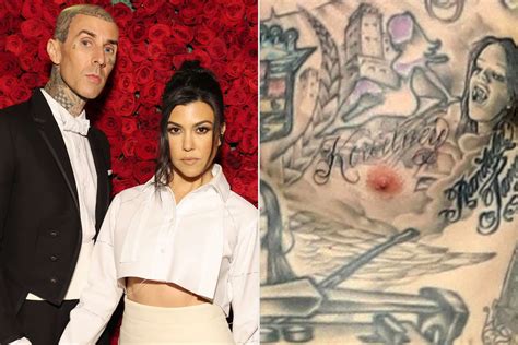 Kourtney Kardashian Opens Up About Travis Barker's Tattoos for Her