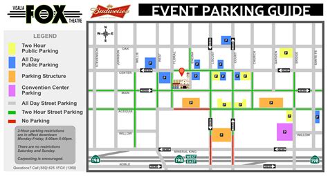 Event Parking & Directions – Visalia Fox Theatre