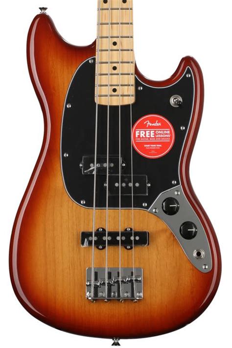 Fender Player Mustang Bass PJ - Sienna Sunburst | Sweetwater