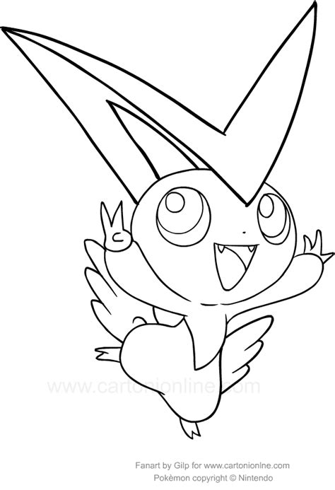 Victini Coloring Pages at GetColorings.com | Free printable colorings ...