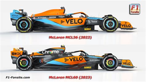 2023 McLaren MCL60 F1 car launch photos