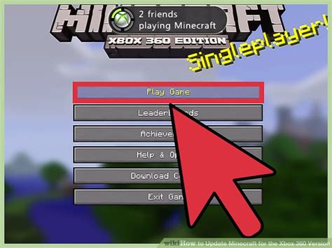 How to Update Minecraft for the Xbox 360 Version (with Pictures)