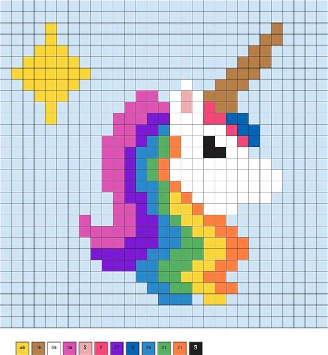 Unicorn Perler Beads (30+ Free Patterns) | Perler beads, Melt beads ...