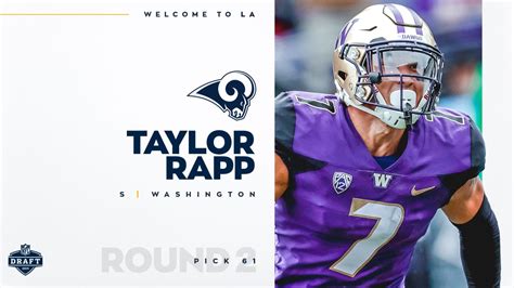 Rams land S Taylor Rapp with No. 61 pick