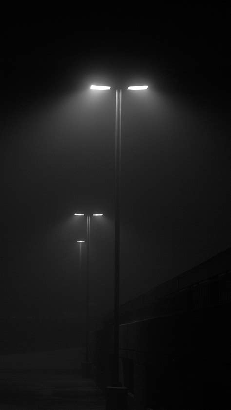 Fog night street lights Wallpaper for iPhone 11, Pro Max, X, 8, 7, 6 - Free Download on 3Wallpapers