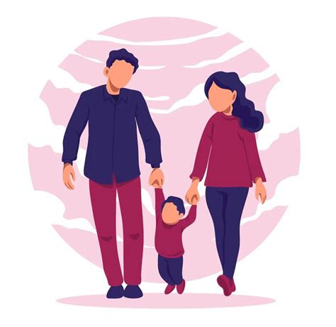 Family - Vector Illustration | Family vector, Vector illustration ...