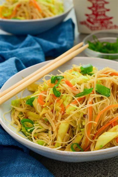 Rice Vermicelli Stir-Fry - Cilantro and Citronella