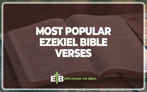 Top 30 Most Popular Ezekiel Bible Verses - Explaining The Bible