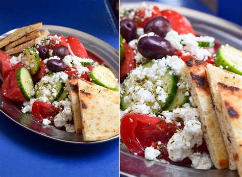 souvlaki-GR-greek-salad - My Greek Salad | Greek Recipes & Stories