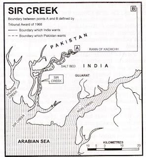 civil service examination preparation through MAPS: India - Sir Creek