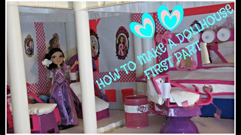 How to Make a Dollhouse - DIY BARBIE DREAMHOUSE - Doll Crafts - 2 - YouTube