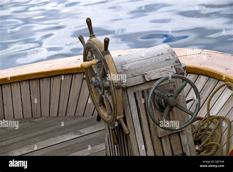 Rudder of a sailing ship Stock Photo - Alamy