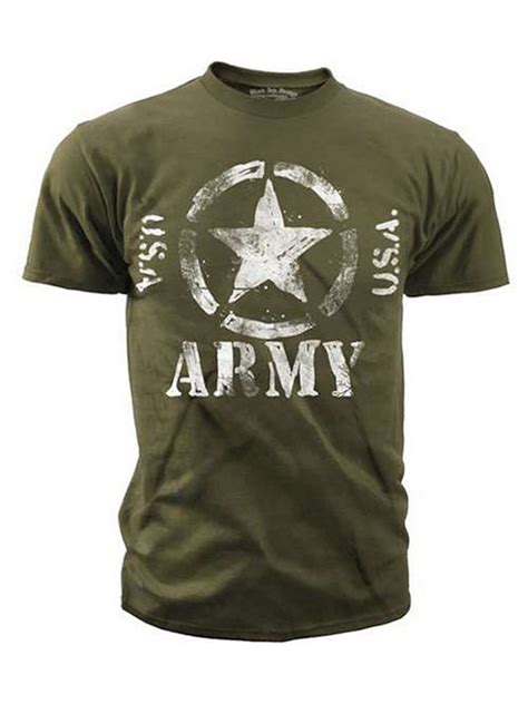 Black Ink Design US Army "Classic Star U.S.A." Men's T-Shirt - Walmart.com