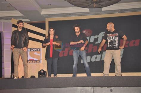 Gaurav Kapoor, Vishal Dadlani, Farah Khan, Shekhar Ravjiani at Sony MAX IPL press conference in ...