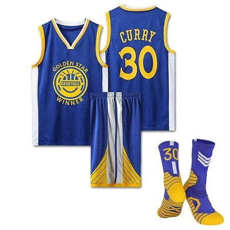 Basketball Jersey Set Curry T-shirt No. 30 Golden State Warrior Jersey ...