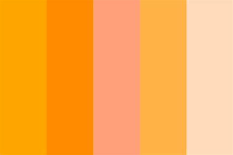 Papaya Hues Color Palette