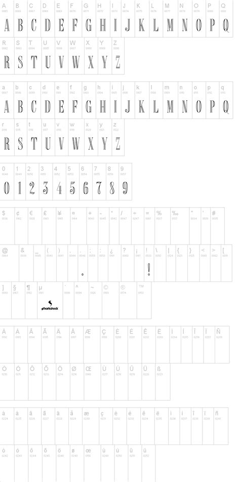 Dafont Outline Fonts : Outline Font | dafont.com : It consists of three ...