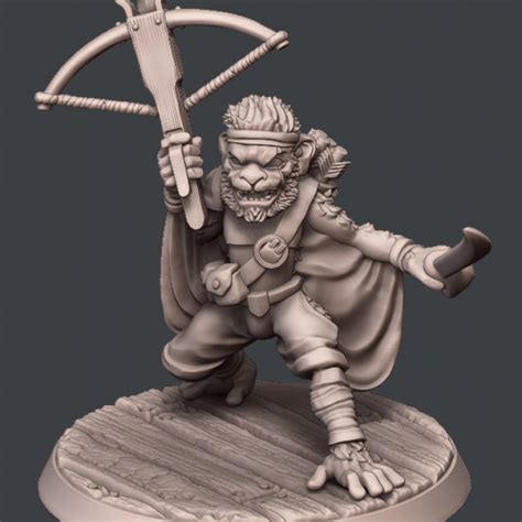 3D Printable Male Hadozee by Stonehaven Miniatures