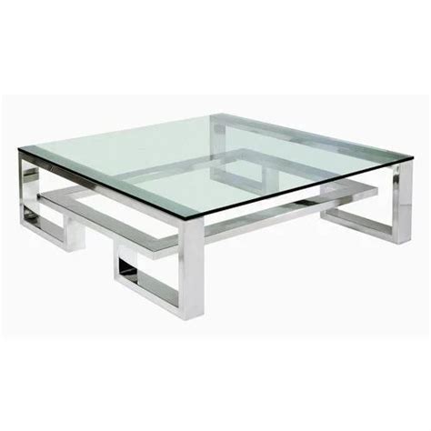 Stainless Steel Frame Coffee Table at Rs 12000 | Ss Center Table in Bengaluru | ID: 19107249797