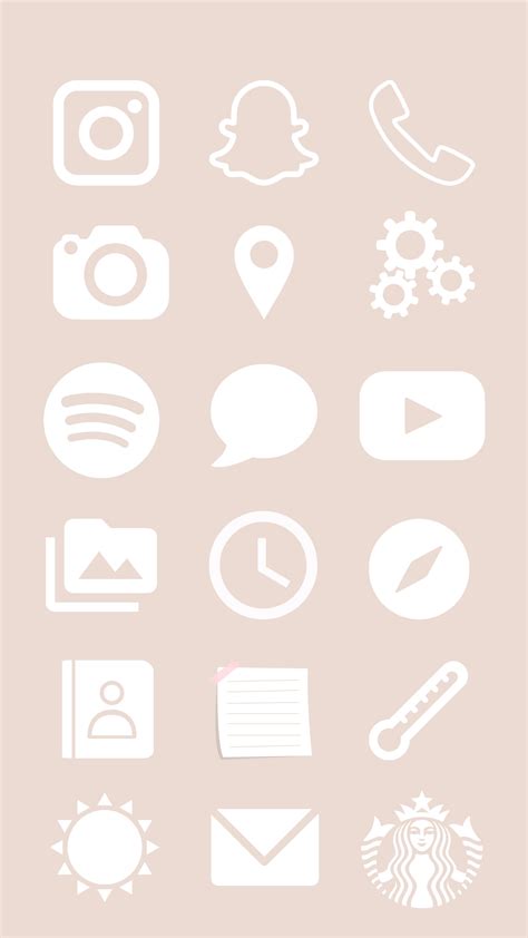 Iphone Icons Aesthetic