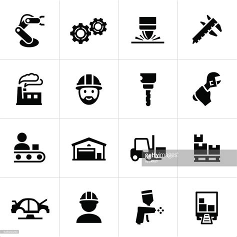 Manufacturing Icon Vector #374788 - Free Icons Library