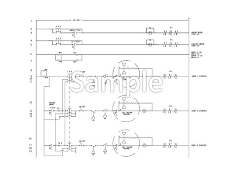 Electrical Technical Drawing Samples