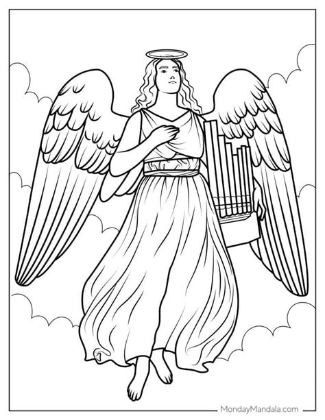 Angel Coloring Pages Print Out