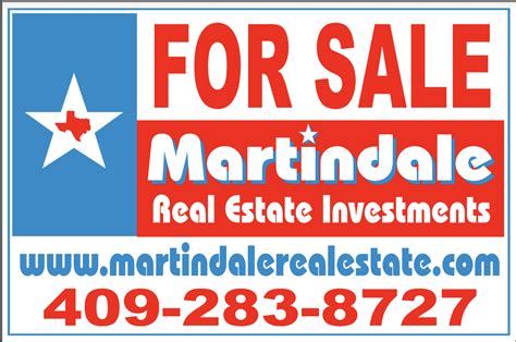 Martindale Real Estate Investments – To Buy or Sell, Call Martindale!