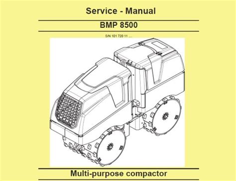 Bomag BMP 8500 Multi-Purpose Compactor Service Manual