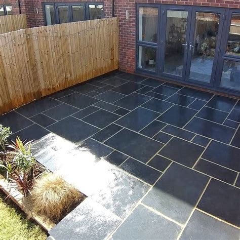 Kotah Black Limestone Paving | Paving Slabs & Patio Stones | Nustone