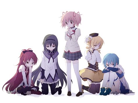 Puella Magi Madoka Magica Magical Girls - Psychological Anime/Manga ...