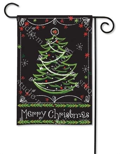 Blackboard Christmas Garden Flag | Christmas Flag | Garden Flag